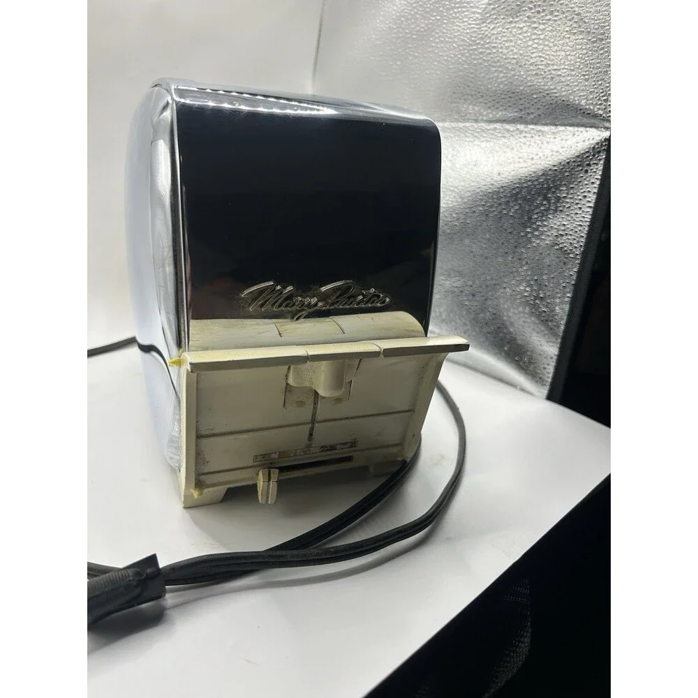 Vintage Mary Proctor 2 Slice Toaster P21130 Working USA Chrome NICE 60’s